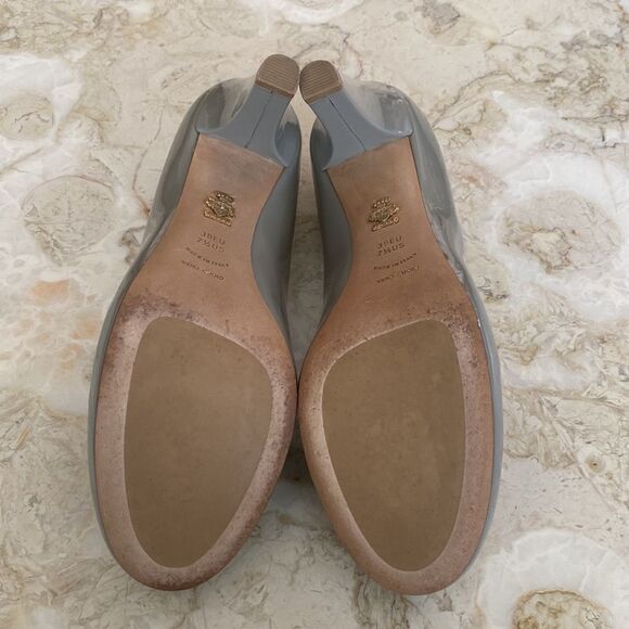 Bally Grey Patent Leather Classic Pumps Made in Italy - Picture 14 of 15